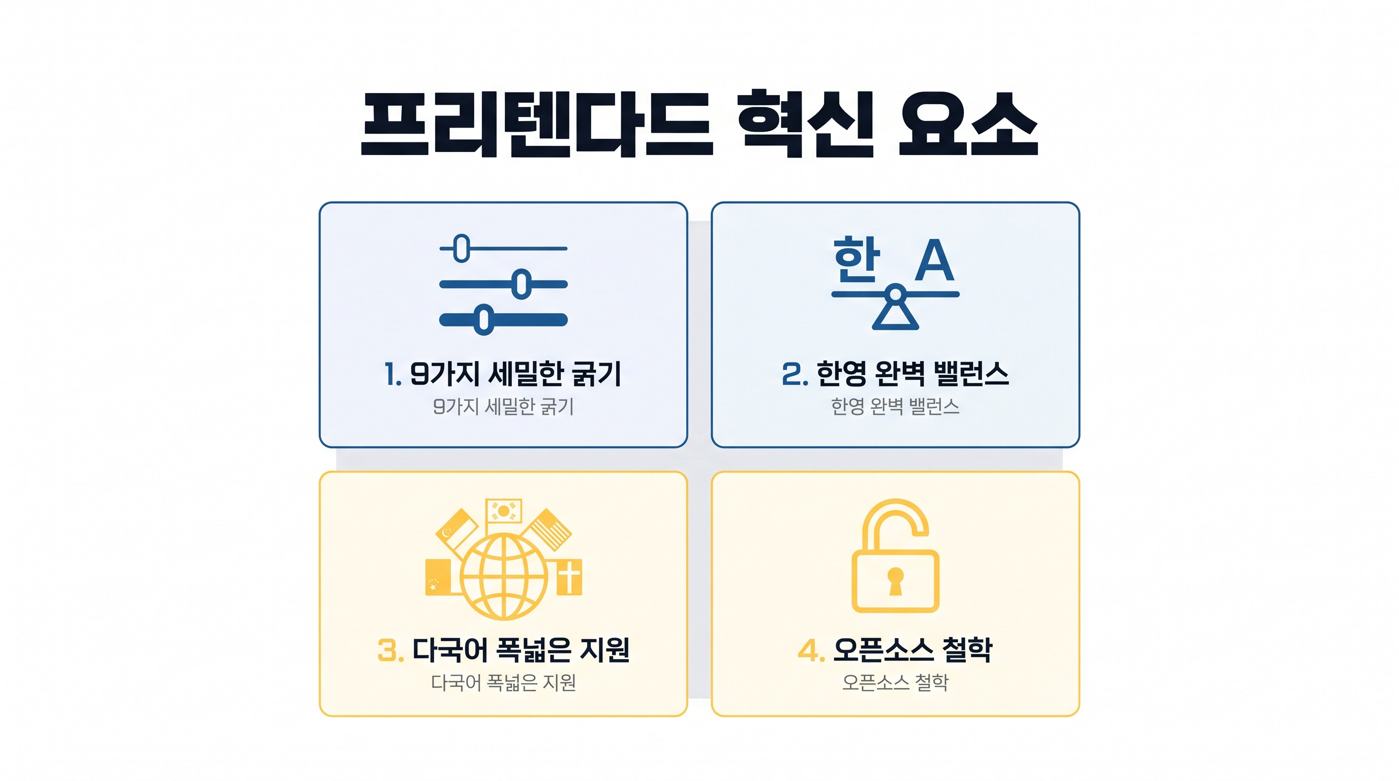 프리텐다드가 해결한 멀티플랫폼 폰트 환경의 파편화 문제